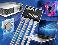 Immagine del controller per motori con ventola intelligente a effetto Hall bifase AH2985