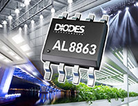 Image of Diodes' AL8863 Buck LED Driver-Controller 