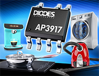 Imagen de los interruptores de potencia AP3917B/C/D de Diodes Incorporated