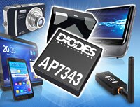 Immagine del regolatore a bassa caduta di tensione AP7343 di Diodes Incorporated