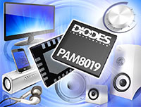 Image of Diodes Incorporated's PAM8019 Amplifier and Headphone Driver