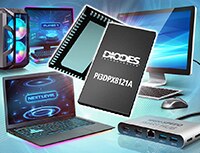 Image of Diodes PI3DPX8121A Active Mux Switches