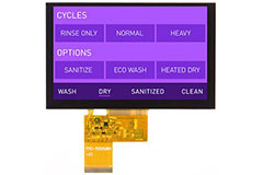 Image of Displaytech's 5" Color TFT LCD Display