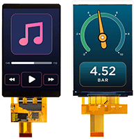 Abbildung: Extrem helles, kompaktes 3,5"-TFT-LCD von Displaytech
