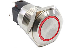 Image of E-switch PVB3 Series Illuminated Anti-Vandal Switch