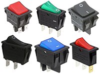 Image of E-Switch's RB1/RB2 Rocker Switches