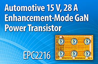 Image of EPC's EPC2216 Enhancement Mode Power Transistor