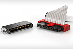 Image of ERNI's MiniBridge Single Row Connector