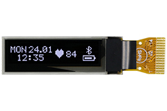 Image of Display Visions' EA W096016-XALW 0.84” 96 x 16 Compact Low-Power OLED Display