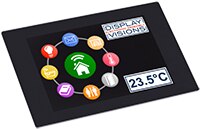Display Visions' EA uniTFs035-ATC Mini Touch Panel Image of Display Visions' EA uniTFs035-ATC Mini Touch Panel