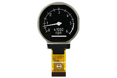 Image of Electronic Assembly/Display Visions EA W128128-xxx Compact Low-Power Round OLED Display