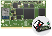 Abbildung: SMARC-SoM/Evaluierungskit Nitrogen95 von Ezurio mit i.MX 95