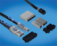 Image of FCI's High Speed I/O Connectors and Cable Assemblies