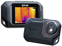 FLIR 的口袋可攜式熱成像攝影機影像