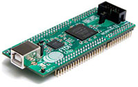 Image of FTDI's USB Hi-Speed FPGA Development Module with Altera Cyclone-II FPGA