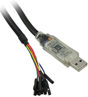Image of FTDI's USB Hi-Speed to UART Cables