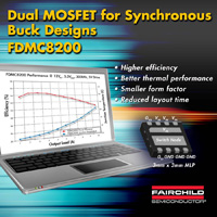 Image of onsemi's FDMC8200 Dual MOSFET for Synchronous Buck Designs