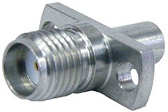 Image of Fairview Microwave SM8843 SMA Female to SMP Male Full-Detent Flange Adapter