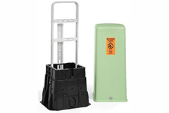 Image of FiberSource's CVK101035A Universal Split Base HDPE Pedestal