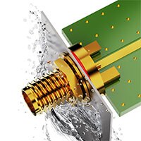 Image of GCT End Launch IP-Rated SMA Connectors