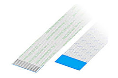 Image of GCT Halogen-Free, DBDPE-Free Flat Flex Cable