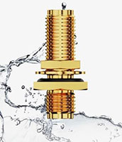 Image of GCT RFAD-SA3SA2-01-N-A IP67 Rated SMA to SMA Adapter