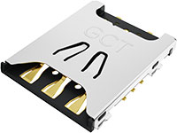 Image of GCT's SIM8070 Nano SIM (4FF) Connector