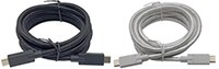 Image of Globtek USBCE5ABR Series Braided USB-C to USB-C with 5 A E-marker