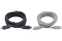 Image of Globtek USBCE5ABR Series Braided USB-C to USB-C with 5 A E-marker