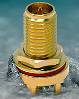 Image of GCT's Vertical SMA PCB Connector