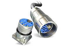 Image of HARTING's Han® M23 Power-Hybrid Connectors