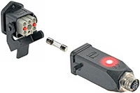 HARTING Han® Protect 保險絲整合型連接器的圖片