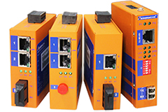 Image of Henrich Electronics' HEMC3 Industrial Grade Media Converters
