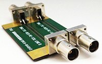 Hirose 的 BNC75 12G-SDI RF 連接器影像
