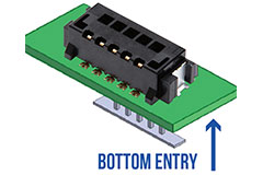 Image of IRISO's 18021 Series Floating Bottom Entry Socket