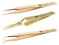 Image of Ideal-tek Gold-Plated Tweezers