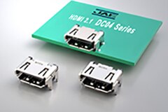 Image of JAE's DC04 Series Connectors for HDMI 2.1