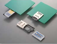 Image of JAE Electronics' SF8 Series Low Profile SIM Card Connector - Tray Type