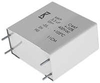 Image of KEMET's C4AF Automotive Series AC Filtering Capacitors