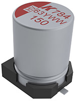 Image of KEMET's Hybrid Polymer V-Chip 150°C SMT Aluminum Capacitors - A784 Series