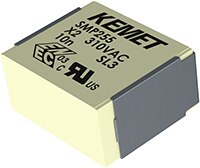 KEMET SMP255 系列浸渍金属化纸 EMI 抑制电容器图片