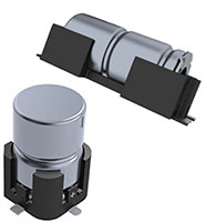 Image of KEMET Radial Crown SMD Aluminum Electrolytic Capacitors – PEV228 and PES228 Series