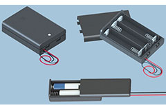 Image of Keystones' AA and AAA On/Off Switched Densi-Pak Battery Holders