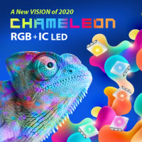 Image of Kingbright's Chameleon Series AAAF5050 5x5mm LED Lamp