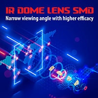 Image of Kingbright's IR Dome Lens SMD LEDs