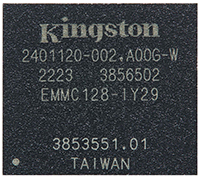 Imagen del sistema de memoria eMMC™ y I-Temp de Kingston Technology