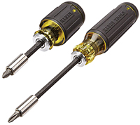 Image of Klein Tools' Adjustable Length Multi-Bit Screwdrivers