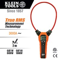 Image of Klein Tools' Flexible Clamp Meter for Measuring Alternating Current (AC)