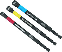 Image of Klein Tools' Magnetic Power Nut Setter 3-Piece Set
