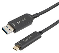 Image of L-com AOC-U31AMCM-BC-008 USB 3.1 Gen2 Active Optical Cable